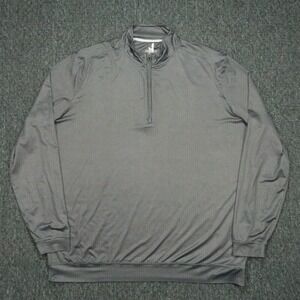 Johnnie O Pullover Men Extra Large Black Geo Performance Quarter Zip Lightweight